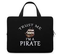 Trust Me I'm A Pirate Laptop Bag Sleeve Funny Tablet Case Protective Carry Bag Briefcase with Handle 17inch