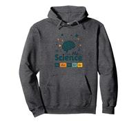 Trust Me I'm A Science Teacher Periodic Table Humor Pullover Hoodie, Adult Unisex, Dark Heather Grey, XXL