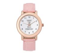 Trust Me I'm A Scientist Womens Elegant Watch Analogue Quartz Watch Leather Band Wristwatch