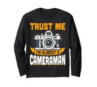 Trust Me I'm Almost a Cameraman - Future Photographer Gifts Long Sleeve T-Shirt