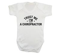 Trust me I'm Almost a Chiropractor Baby Vest Bodysuit Babygrow White