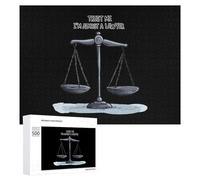 Trust Me I'm Almost A Lawyer Jigsaw Puzzles for Adult Family Activities Games Home Decor Puzzle 500 PCS