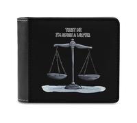 Trust Me I'm Almost A Lawyer Men's Bifold Wallet Slim Cash Card Holder Leather Purse