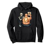 Trust Me I'm an Artist Skeleton Ginger Cat Meme Funny Tattoo Pullover Hoodie