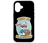 Trust Me I'm An Eggspert Funny Easter Bunny Rabbit Egg Hunt Case for iPhone 16