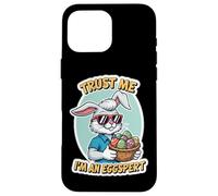 Trust Me I'm An Eggspert Funny Easter Bunny Rabbit Egg Hunt Case for iPhone 16 Pro Max