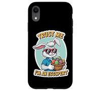 Trust Me I'm An Eggspert Funny Easter Bunny Rabbit Egg Hunt Case for iPhone XR