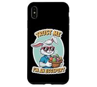 Trust Me I'm An Eggspert Funny Easter Bunny Rabbit Egg Hunt Case for iPhone XS Max