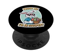 Trust Me I'm An Eggspert Funny Easter Bunny Rabbit Egg Hunt PopSockets Adhesive PopGrip