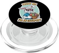 Trust Me I'm An Eggspert Funny Easter Bunny Rabbit Egg Hunt PopSockets PopGrip for MagSafe