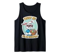 Trust Me I'm an Eggspert Funny Easter Bunny Rabbit Egg Hunt Tank Top