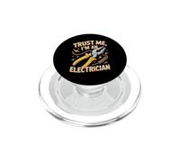 Trust Me I'm an Electrician Electrical Sparky PopSockets PopGrip for MagSafe