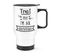 Trust Me I'm an Electrician Travel Mug Cup with Handle