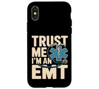 Trust Me I'm An EMT EMS Paramedic Rescue Medic Case for iPhone X/XS