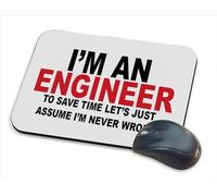 Trust Me Im An Engineer, Engineer Gift, Mouse Pad PC Computer Mat Desk Mat Work-Desk-Office/Daily use Computer Accessories.