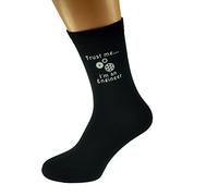 Trust me I'm an Engineer Image Design Mens Black Socks UK Mens Size 5-12
