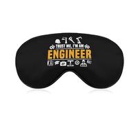 Trust Me I'm an Engineer Soft Sleep Mask with Adjustable Strap Eye Masks Cover Blocks Light for Women Men