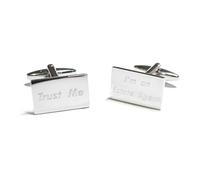 Trust me I'm an Estate Agent Engraved Cufflinks