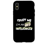 Trust me I'm an influencer funny social media fan sarcastic Case for iPhone X/XS