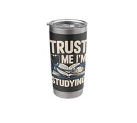 Trust Me I'm Studying Med School Student Humor Stainless Steel Insulated Tumbler