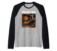 Trust Me Like Father Like Son Bear Plumber Dad Raglan Baseball Tee