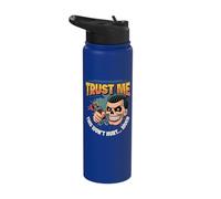 Trust Me This Wont Hurt Funny Tattoo Artist Stainless Steel Insulated Water Bottle