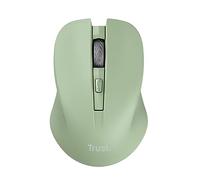 Trust Mydo Silent Wireless Mouse, 82% Recycled Plastics, 1000-1800 DPI, Storable USB Receiver, RF 2.4GHz, For Left and Right Hand Users, Quiet Optical Computer Mouse for PC, Laptop, Mac - Green