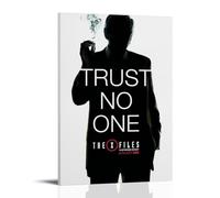 Trust No 1 Canvas Wall Art Living Modern Family Bedroom Music Movie Cartoon Poster 20x30inch(50x75cm) Frame-style