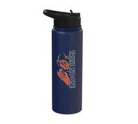 Trust no one, Trust no one Devil's Hand with Rose Stainless Steel Insulated Water Bottle