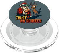 Trust No Reindeer Conspiracy Santa PopSockets PopGrip for MagSafe