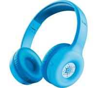 Trust Nouna Kids Headphones Wireless with Safe Volume Limit (85dB), Blue | Blue