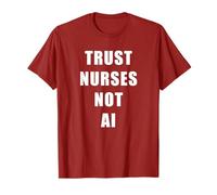 Trust Nurses Not AI - Support Staff Nurse (Red) T-Shirt