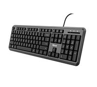 Trust ODY 1.8M Silent Keyboard UK QWERY Black - 24511