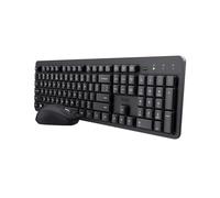 Trust Ody II Silent Wireless Keyboard and Mouse Deskset Black, Black