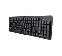 Trust Ody II Silent Wireless Keyboard Low Profile Keys UK Layout, Black