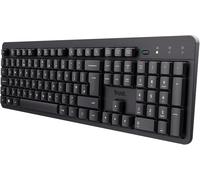 Trust Ody II Silent Wireless Keyboard QWERTY UK Layout, Membrane Low Profile Ke
