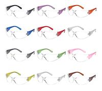 TRUST OPTICS 12 Pack Safety Glasses ANSI Z87+ Certified Protective Eyewear Goggles for Men and Women with UV Eye Protection