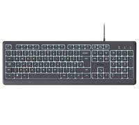 Trust Primo Illuminated Wired Keyboard - Black