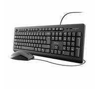 Trust Primo USB QWERTY English Keyboard and 1000 DPI Mouse