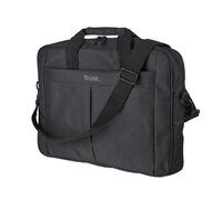 Trust Primo Laptop Bag 16 Inch, Messenger Bag with Padded Interior, Black