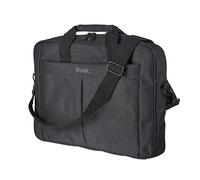Trust Primo Laptop Bag 16 Inch, Messenger Bag with Padded Interior, Black