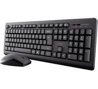 Trust Primo Wireless Keyboard and Mouse Set QWERTY UK Layout, Low Profile Keys,