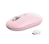Trust Seron Hyperwheel Wireless Mouse Ultra Fast Scroll Wheel, Pink