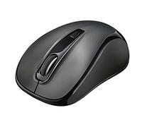 Trust Siero Optical Wireless Mouse, Mouse with USB Receiver, 1000-2400 DPI, for Left and Right Hand Use, Silent Mouse for PC, Computer, Laptop, Mac - Black [Amazon Exclusive]
