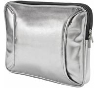 TRUST SILVER FINISH BLING BLING NETBOOK TABLET SLEEVE, FABULOUSLY GLAMOROUS