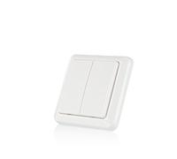 Trust Smart Home AWST-8802 Wireless Double Wall Switch for Wireless Control of Two or More Lights/Devices