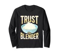 Trust The Blender Cottage Cheese High Protein Recipe Long Sleeve T-Shirt