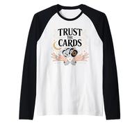 Trust The Cards Tarot Reader Raglan Baseball Tee