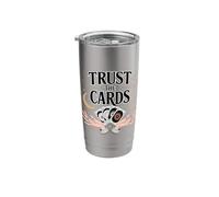 Trust The Cards Tarot Reader Stainless Steel Insulated Tumbler