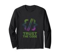 Trust The Code Computer Developer Coder Programmer Tech Long Sleeve T-Shirt